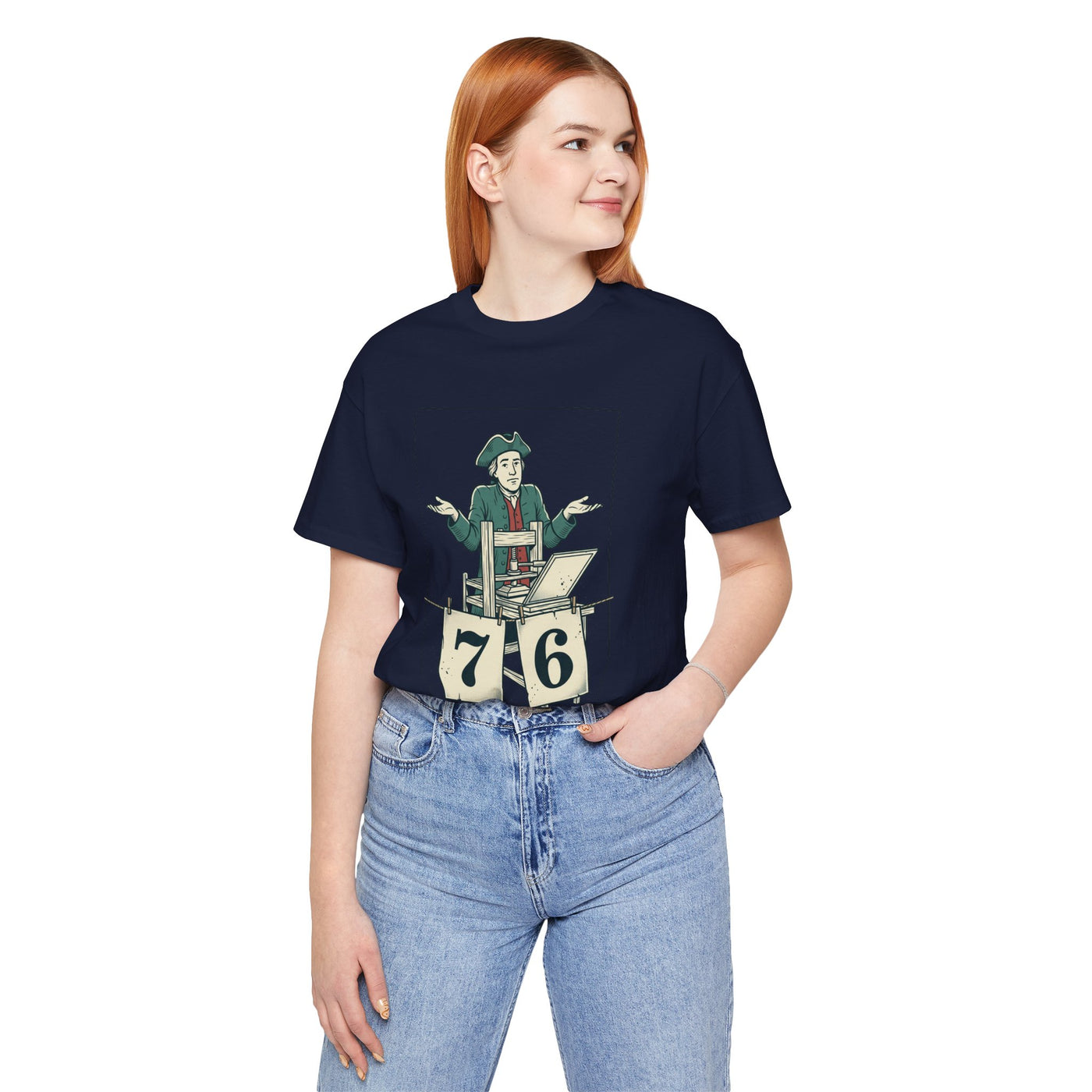 76 Meme Spirit of ’76 Tee | Revolutionary Patriotic Humor