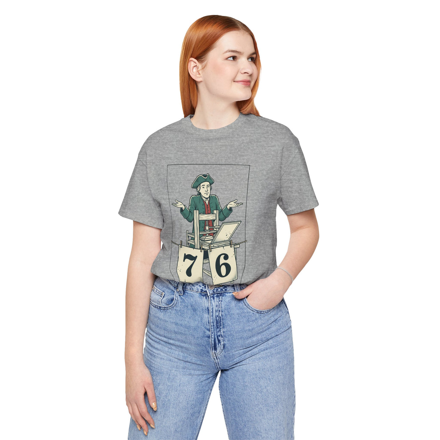 76 Meme Spirit of ’76 Tee | Revolutionary Patriotic Humor
