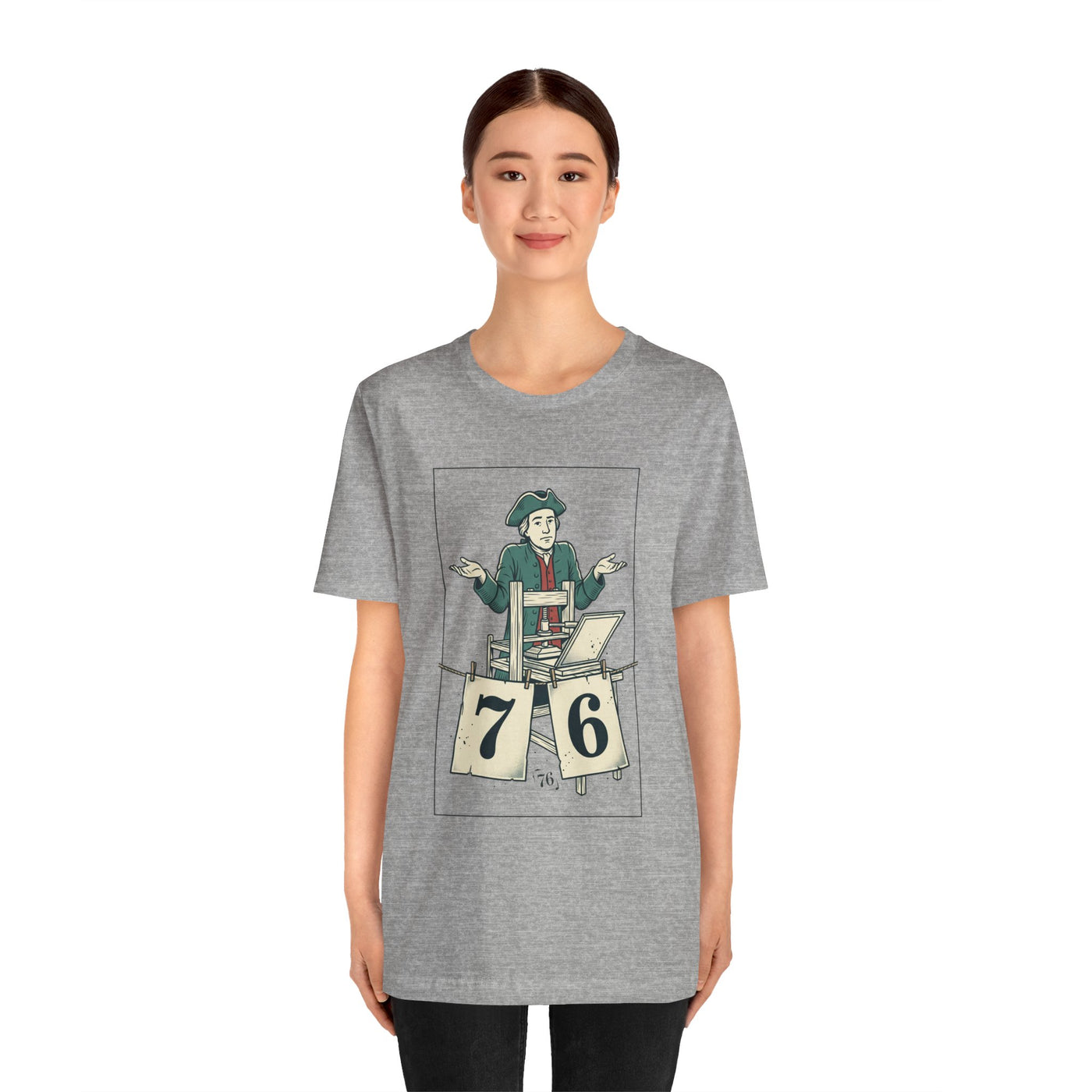 76 Meme Spirit of ’76 Tee | Revolutionary Patriotic Humor