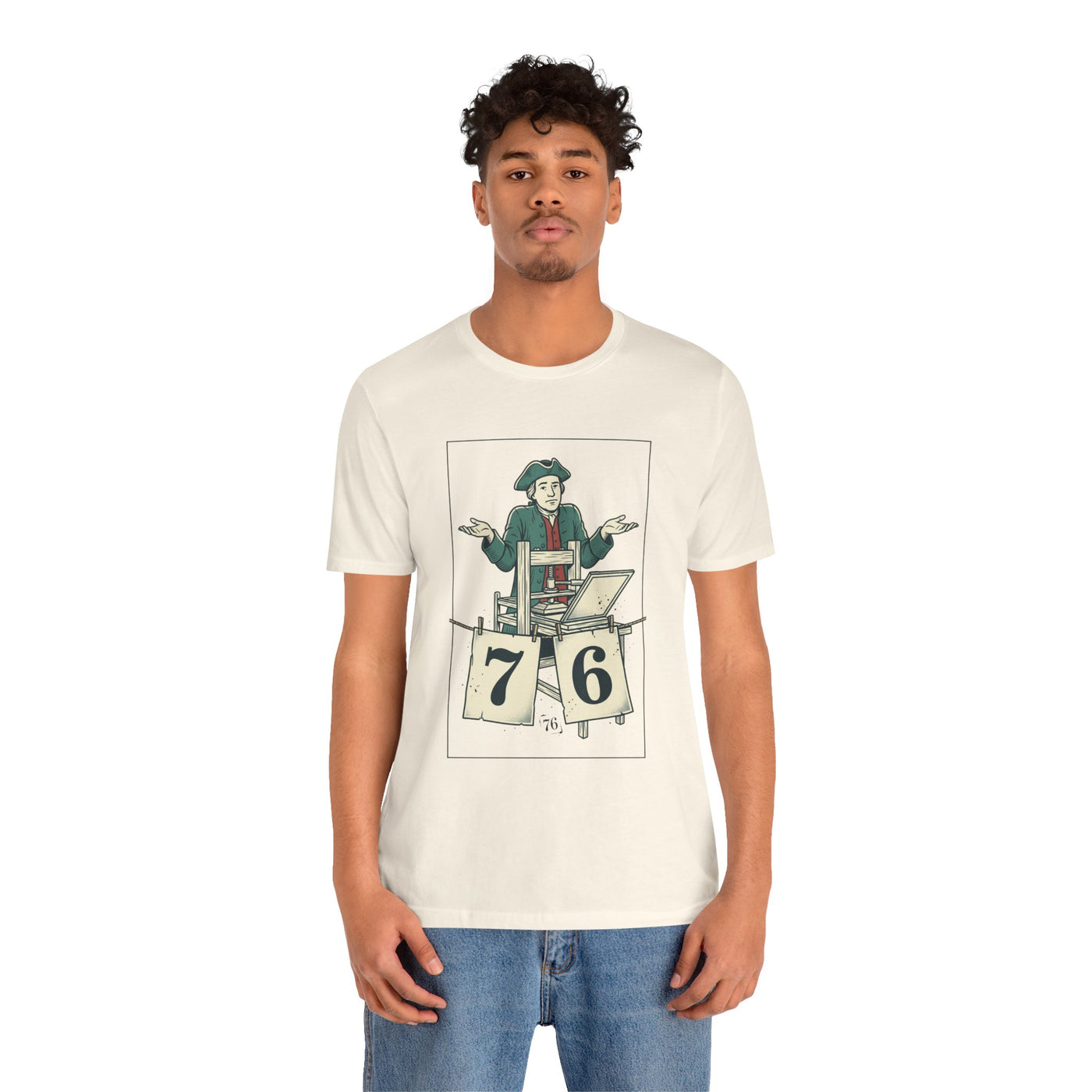 76 Meme Spirit of ’76 Tee | Revolutionary Patriotic Humor