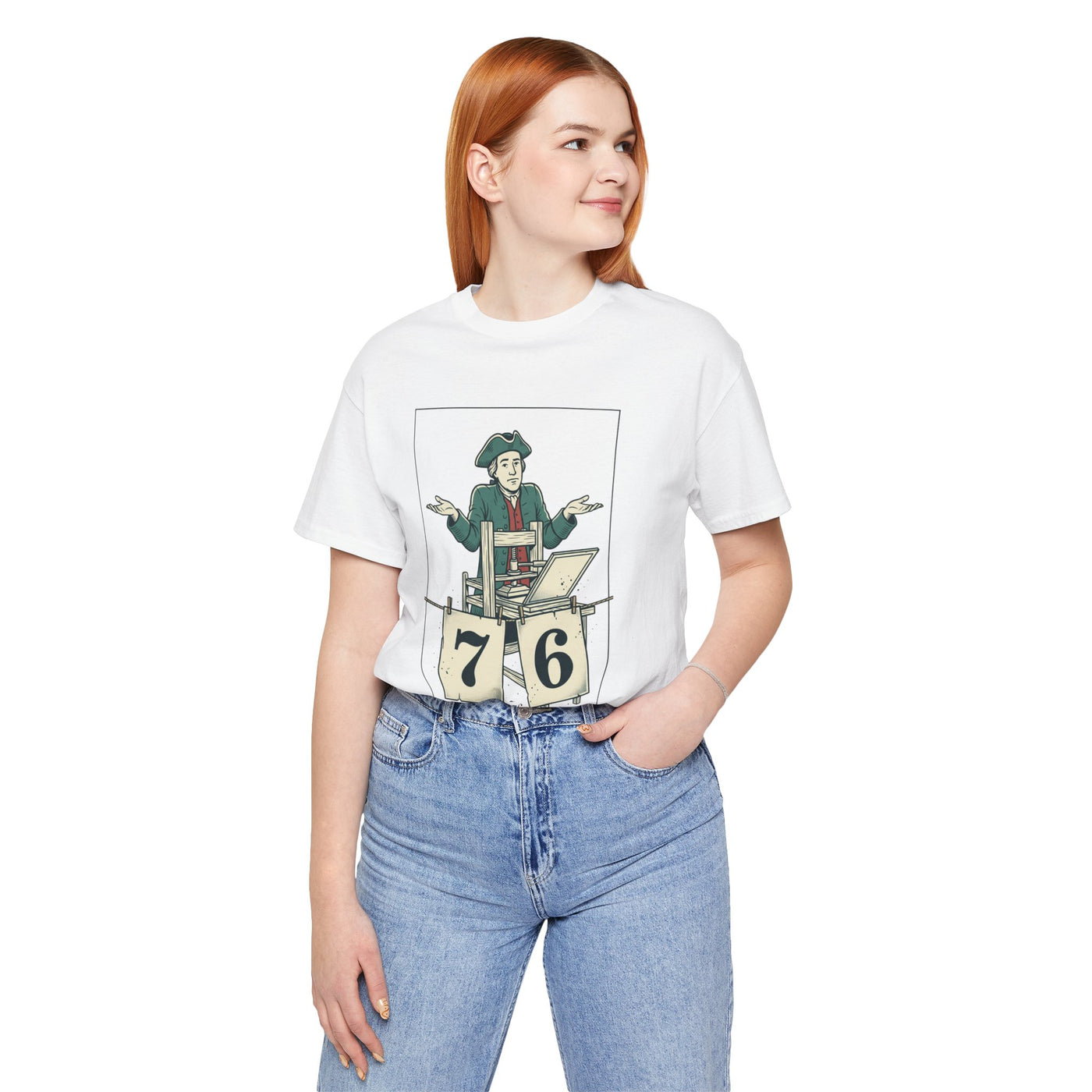 76 Meme Spirit of ’76 Tee | Revolutionary Patriotic Humor