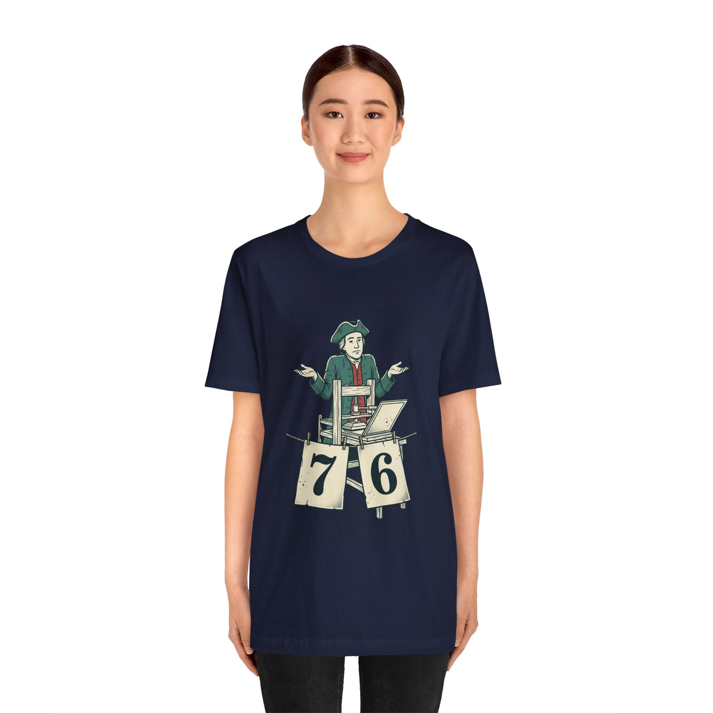 76 Meme Spirit of ’76 Tee | Revolutionary Patriotic Humor