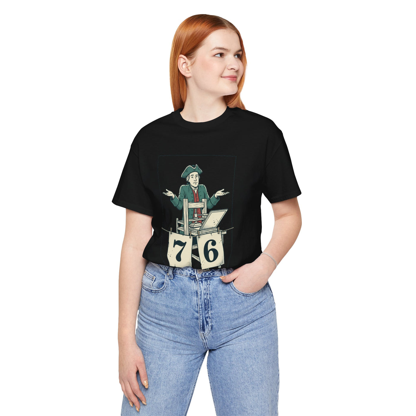 76 Meme Spirit of ’76 Tee | Revolutionary Patriotic Humor