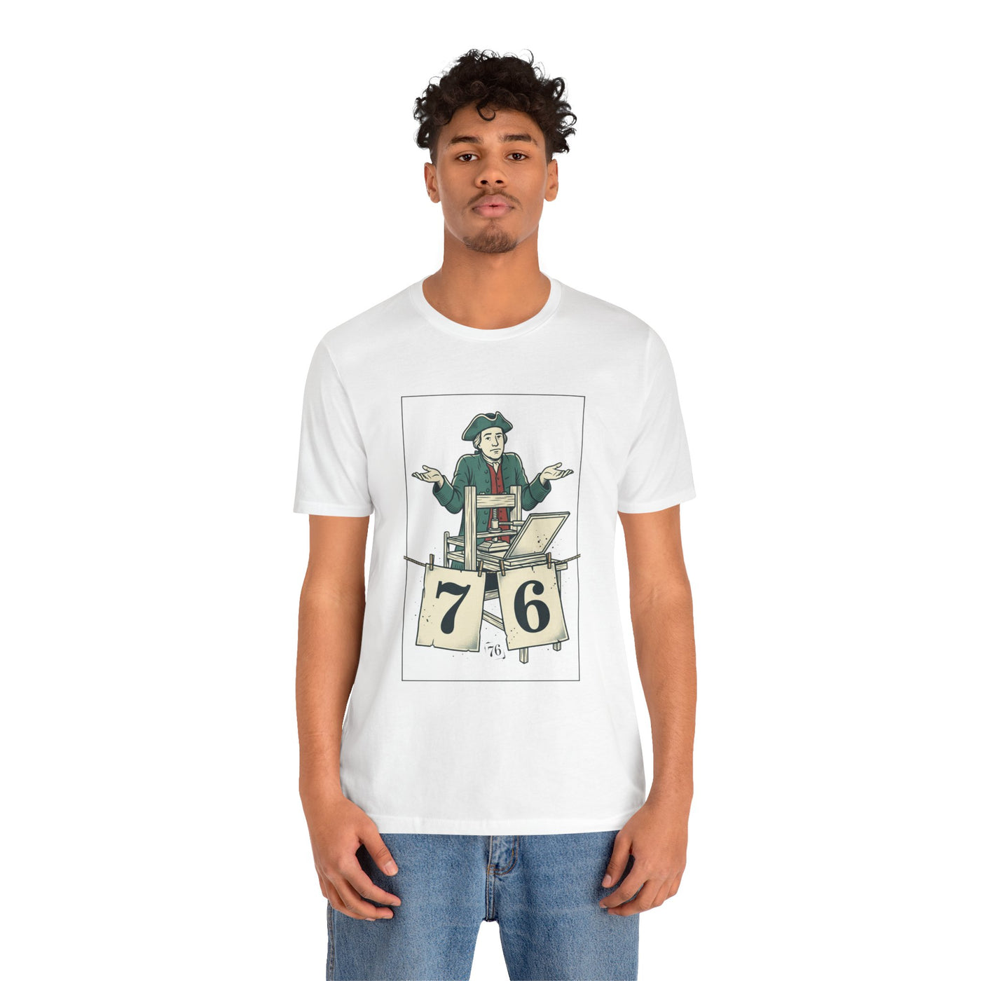 76 Meme Spirit of ’76 Tee | Revolutionary Patriotic Humor