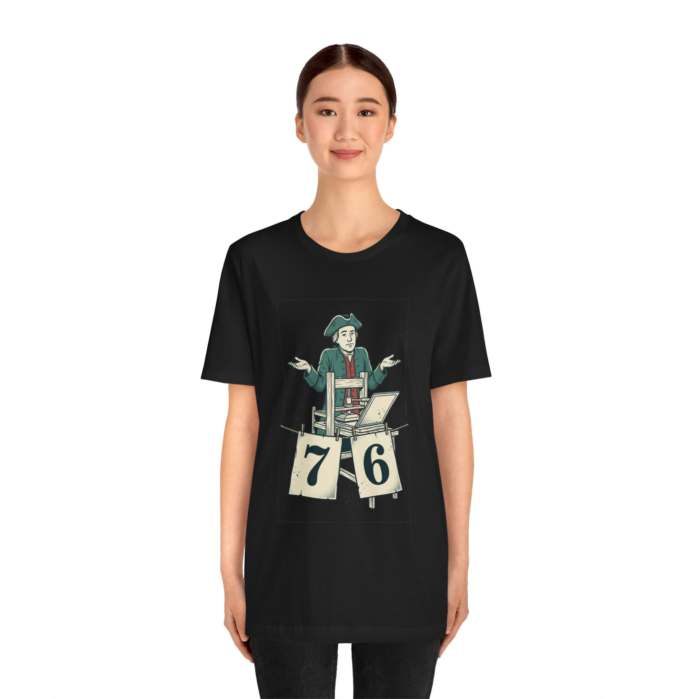 76 Meme Spirit of ’76 Tee | Revolutionary Patriotic Humor