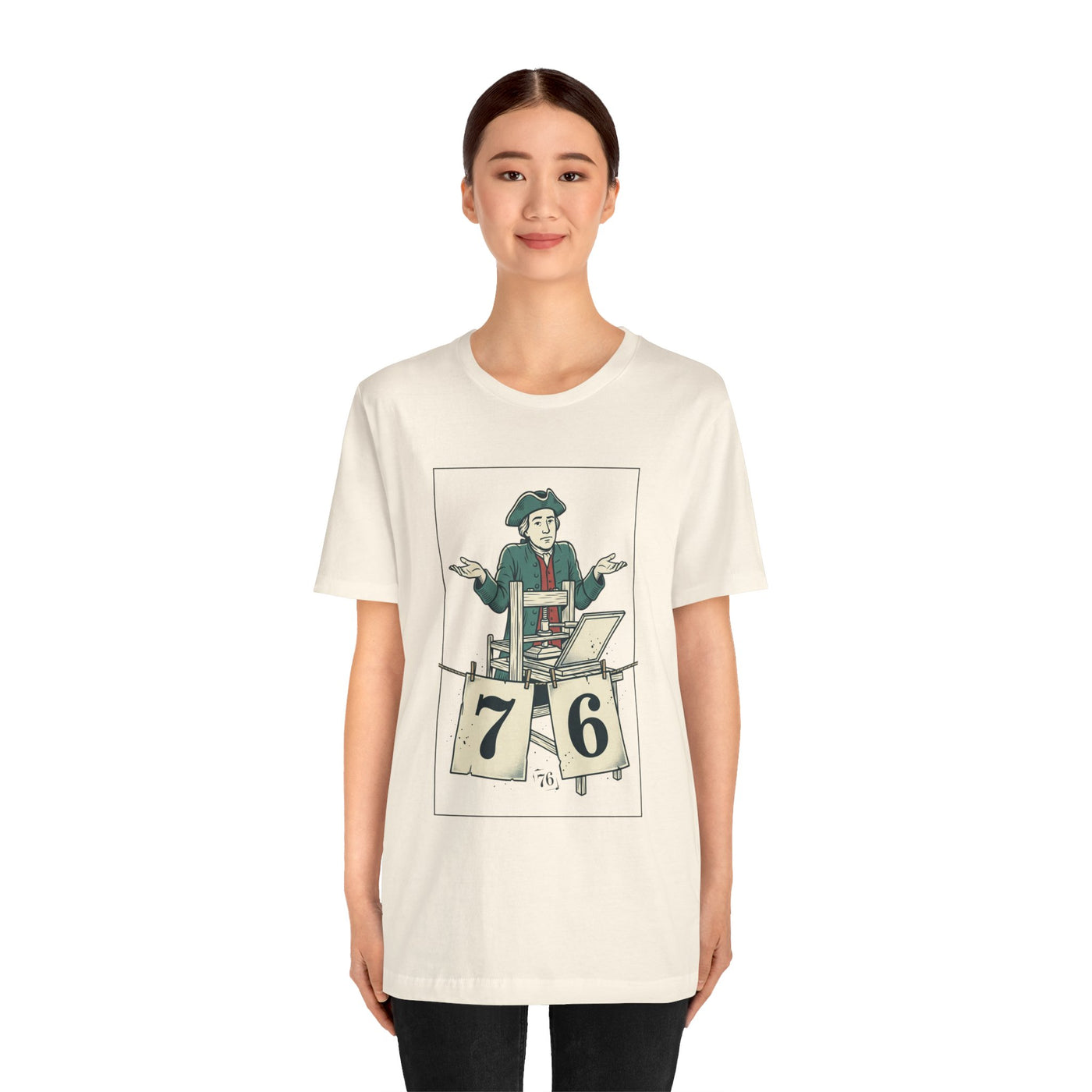 76 Meme Spirit of ’76 Tee | Revolutionary Patriotic Humor