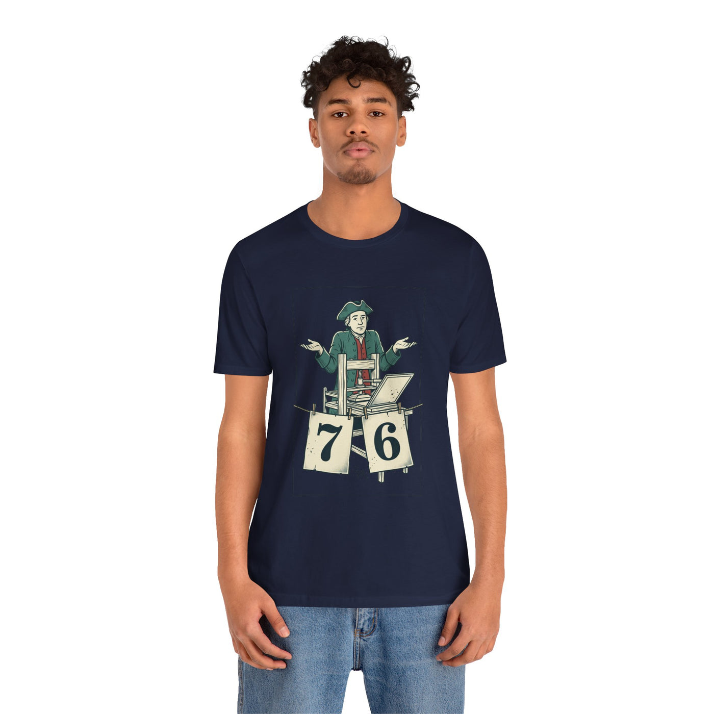 76 Meme Spirit of ’76 Tee | Revolutionary Patriotic Humor